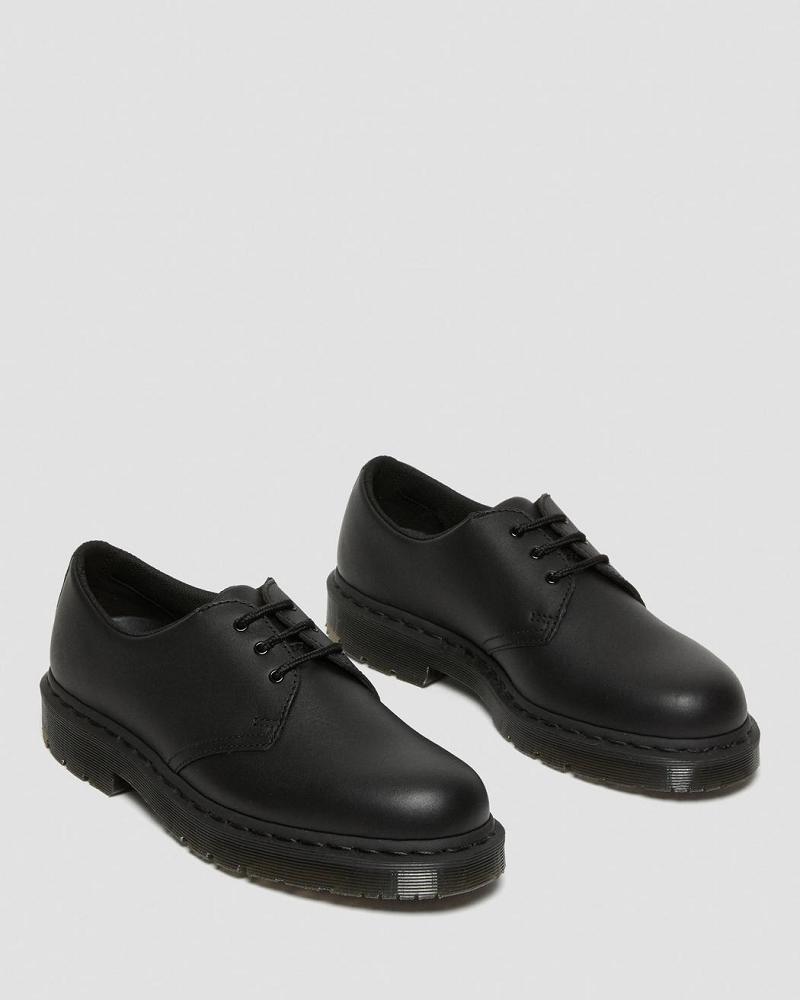 Dr Martens 1461 Mono Slip Resistant Oxford Sko Dame Sort | DK 359KOR